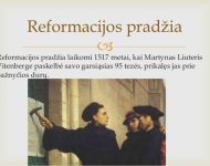 2017-ieji paskelbti Reformacijos metais